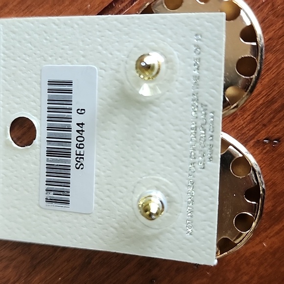 MIA Gold Spherical Stud Earrings - Picture 5 of 6